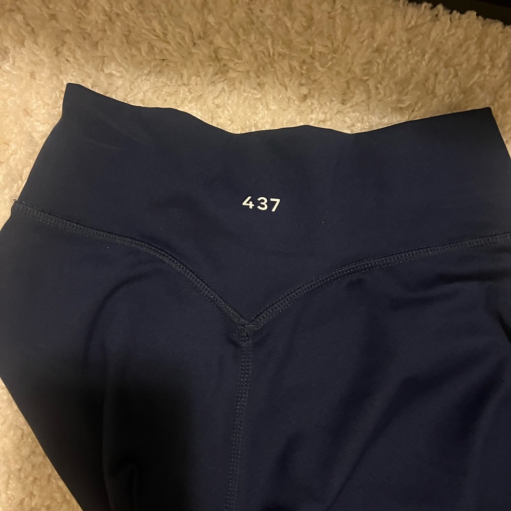 437 Navy Leggings & Long Sleeve Set